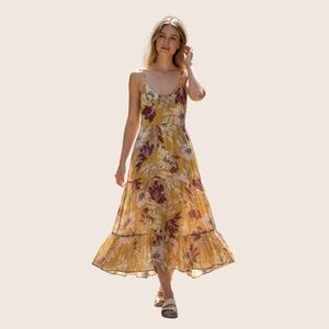 B.O.G Collective Dress Bold Yellow and Purple XS